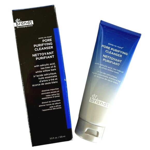 Dr. Brandt Skincare Pores No More Pore Purifying Cleanser Full size 3.5 fl oz - Picture 1 of 9